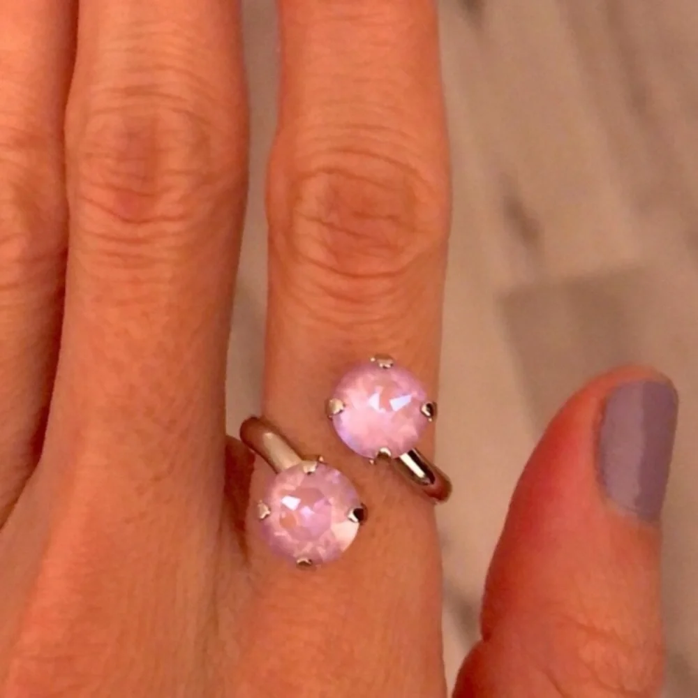 Lavender Crystal Ring